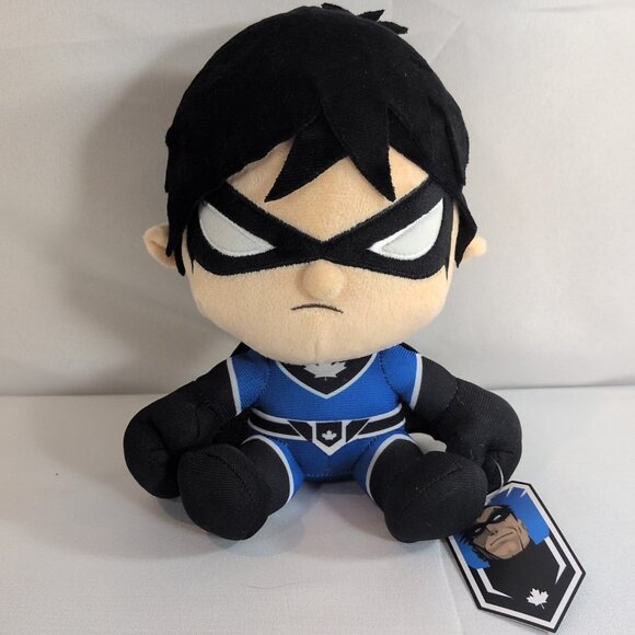 Comic Con Souvenir 3 Lot Ottawa Canada Blue Plush Superhero Water Bottle Lanyard - Picture 5 of 16